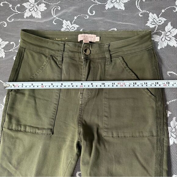 Ted Baker Combate Combat Skinny Jeans in Olive Sz 26 - Picture 12 of 14
